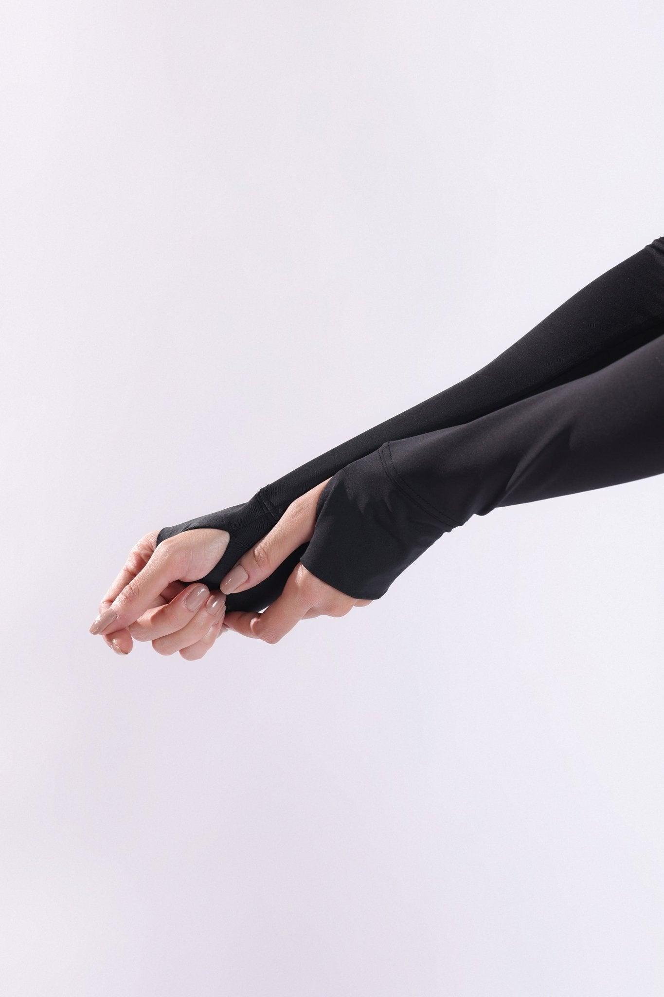 Dri - FIT Cropped Long Sleeve Top Black - Onhete