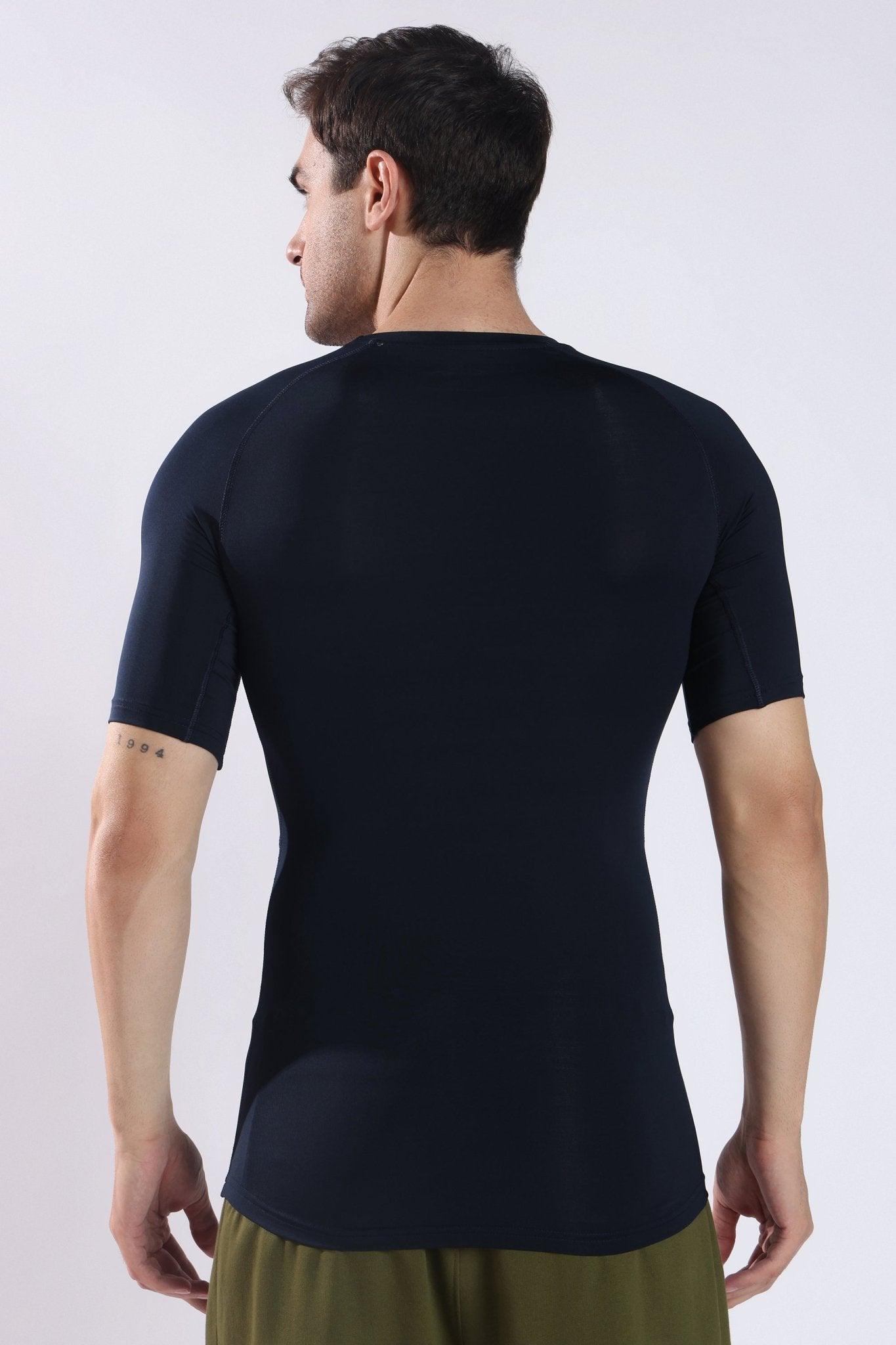 Dri - FIT Compression Short Sleeve T-Shirt Navy - Onhete