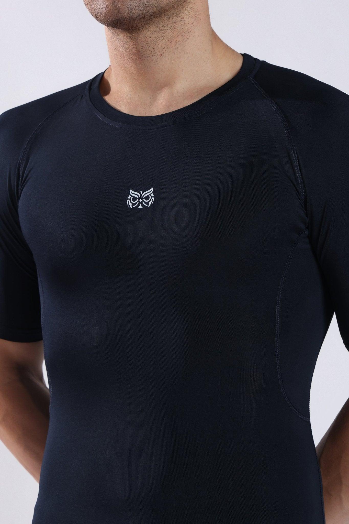 Dri - FIT Compression Short Sleeve T-Shirt Navy - Onhete