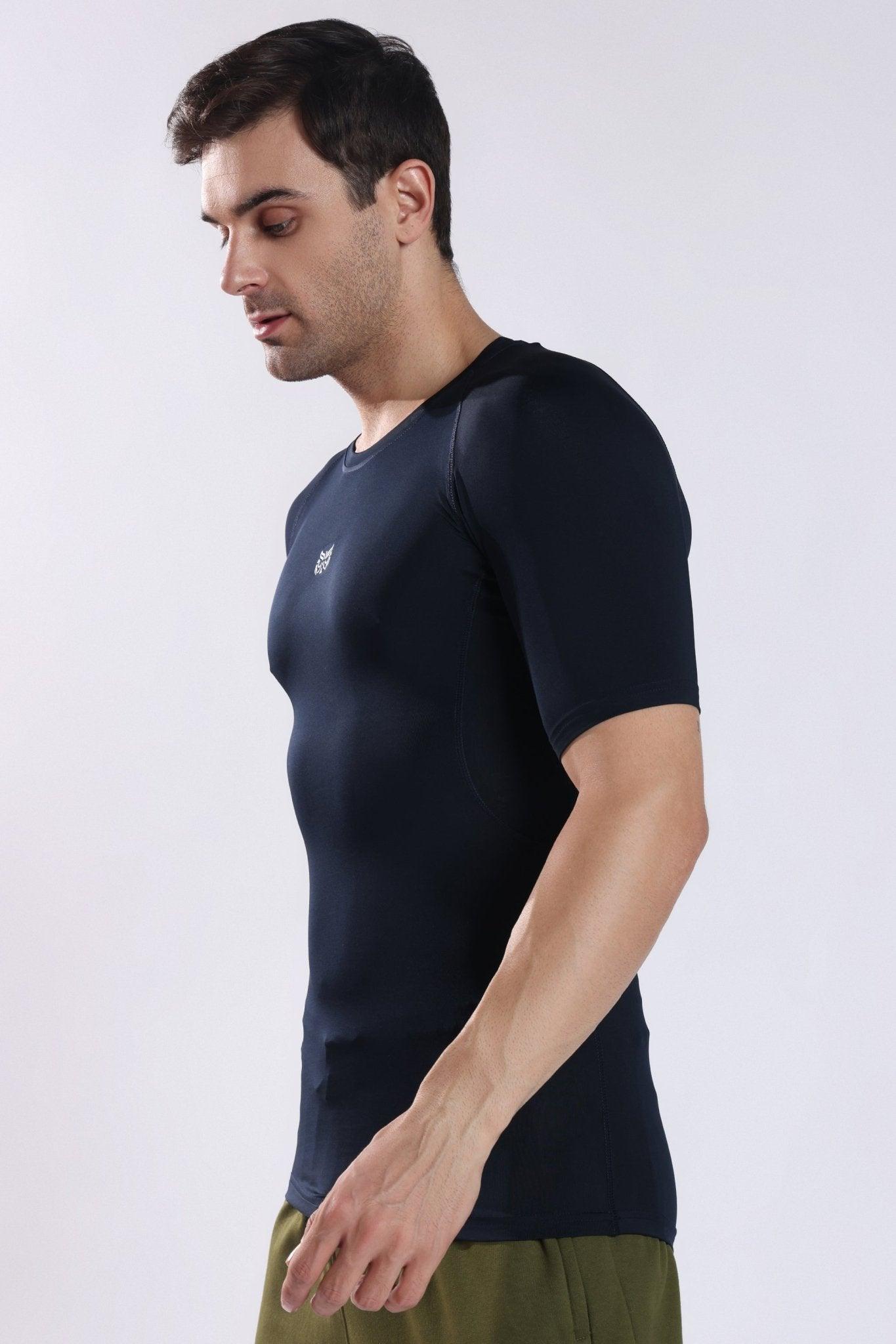 Dri - FIT Compression Short Sleeve T-Shirt Navy - Onhete
