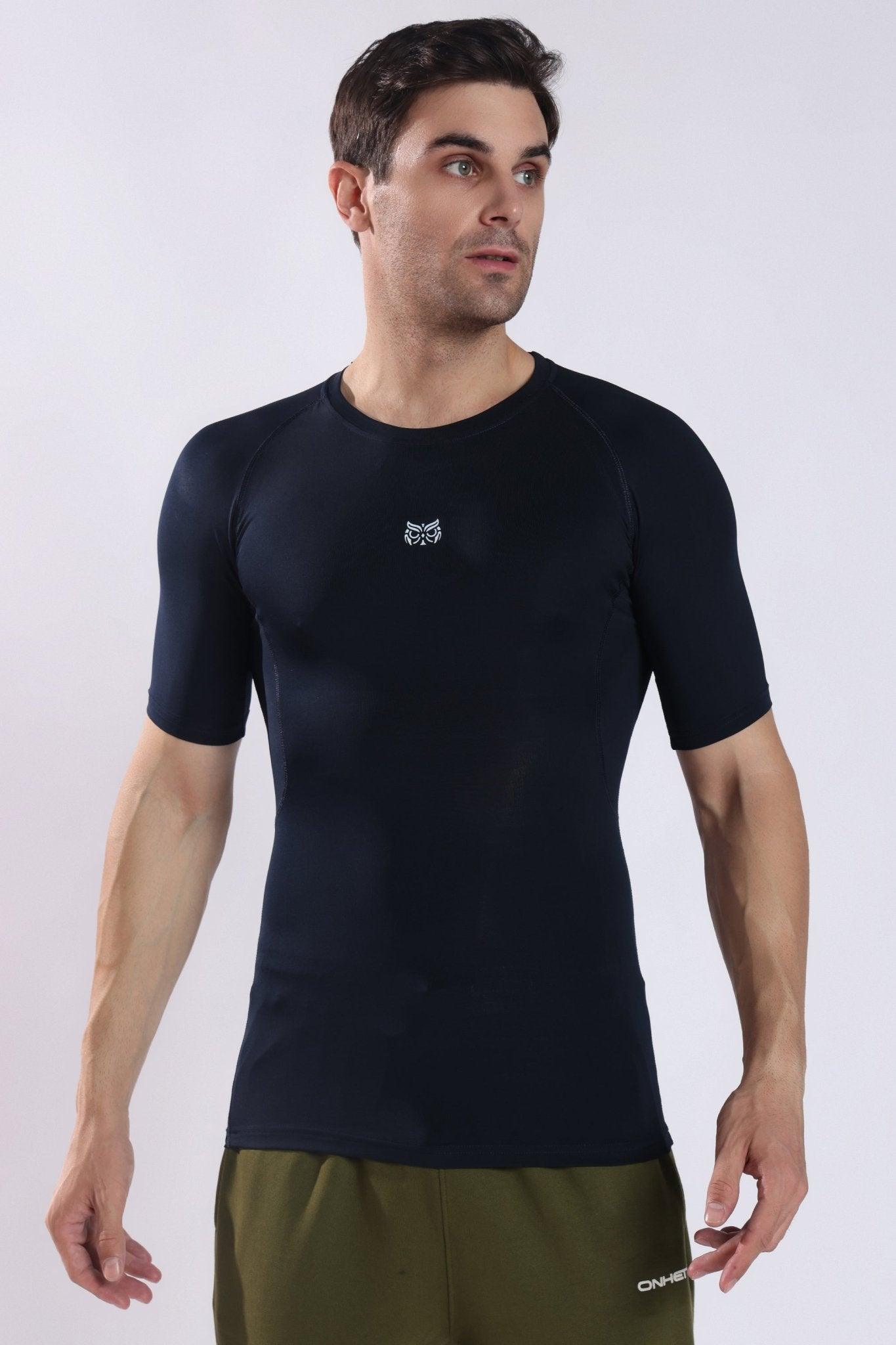 Dri - FIT Compression Short Sleeve T-Shirt Navy - Onhete