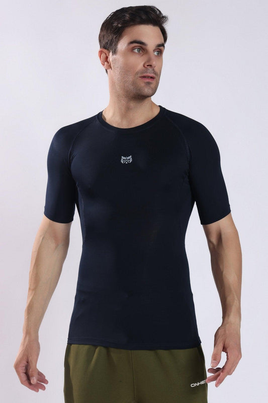 Dri - FIT Compression Short Sleeve T-Shirt Navy - Onhete
